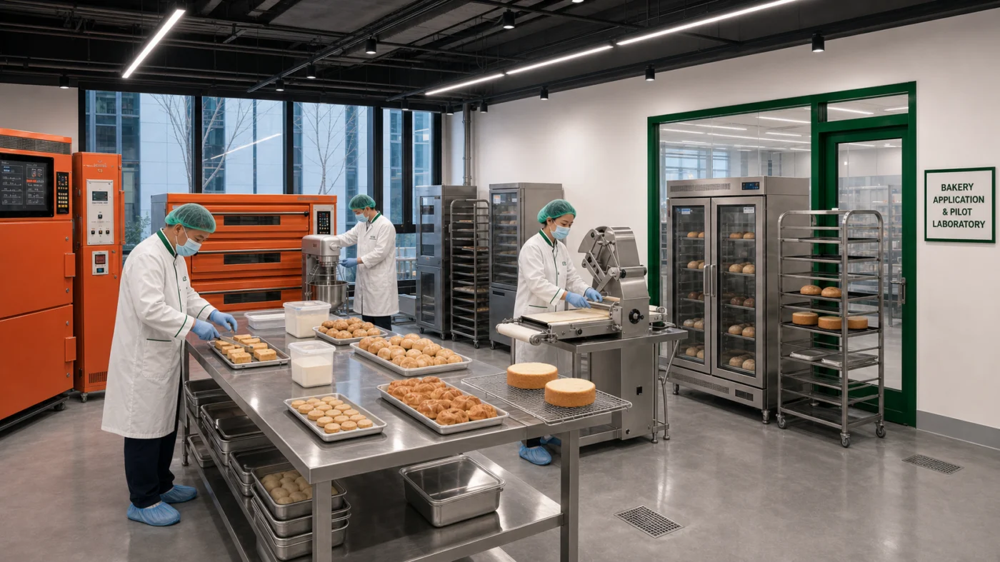 FoodApex bakery laboratory used for dough and shelf-life trial preparation