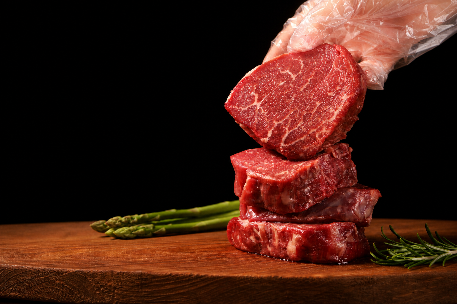 Fresh raw beef ingredient solution for moisture retention applications